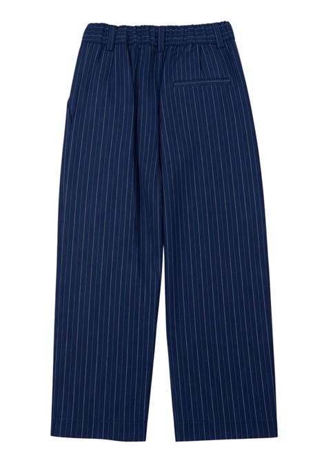 Blue viscose trousers for children Manuel Ritz | 3310BLU